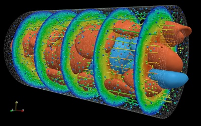 Blood flow visualization